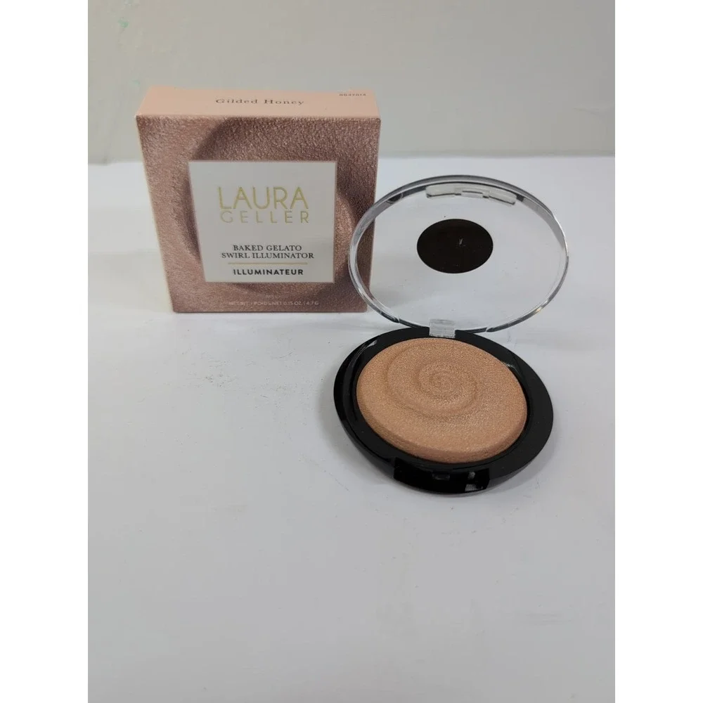 LAURA GELLER‎ BAKED GELATO SWIRL ILLUMINATOR GILDED HONEY  .16 oz NEW